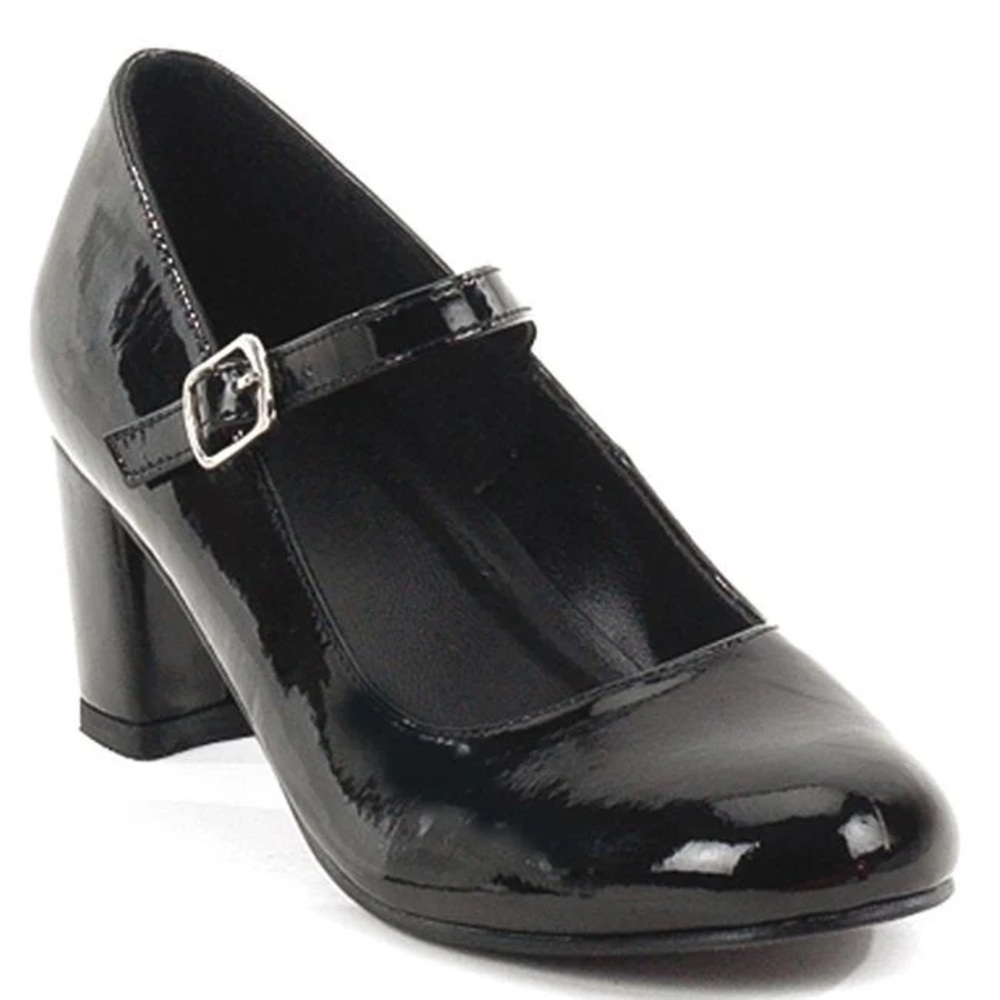 Funtasma SCHOOLGIRL-50 BLK PAT HEELS